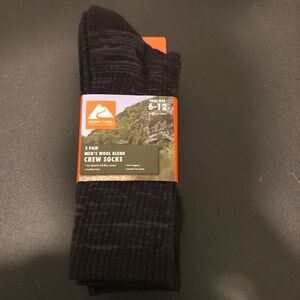 Ozark Trail Wool Blend Crew Socks